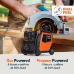Generac 3,300-Watt Gas Powered Portable Inverter Generator – Lightweight and Compact - Image 45