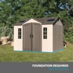 Lifetime 10′ x 8′ Outdoor Storage Shed with Carriage Doors Foundation and Installation Included. - Image 6