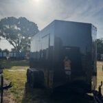 2025 6X12TA ENCLOSED CARGO TRAILER RAMP DOOR 9278