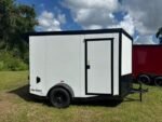 2025 7X14 ENCLOSED CARGO TRAILER RAMP DOOR 75” 9752 - Image 2