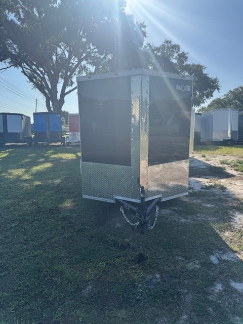 95421-1.jpg 2025 6X12SA ENCLOSED CARGO TRAILER RAMP DOOR 9542 - Image 1