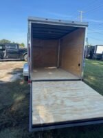 2025 6X12SA ENCLOSED CARGO TRAILER RAMP DOOR 9542 - Image 4