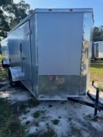 2025 6X12SA ENCLOSED CARGO TRAILER RAMP DOOR 9606 - Image 2