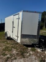 2025 6X12SA ENCLOSED CARGO TRAILER RAMP DOOR 9610 - Image 2