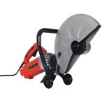Electric 14" Wet/Dry Concrete Cut-Off Saw with Guide Roller & Water Line Attachment - Image 2