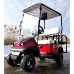 Electric Termite Golf Cart Mini Four Seater Optionally Fully Loaded – RED