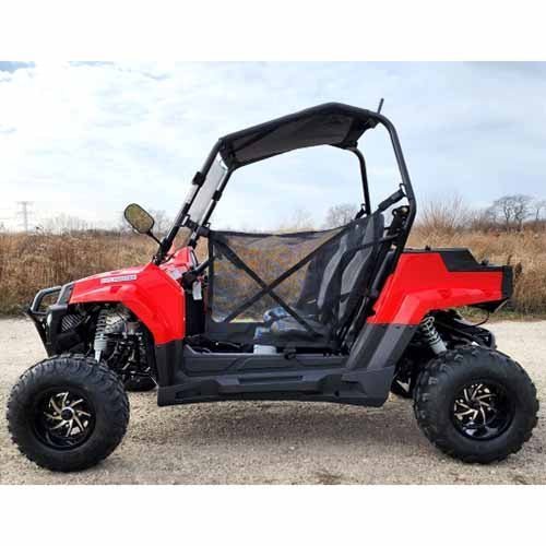 AYW-0011.1-3.jpg 200cc Highlander UTV Fuel Injected Utility Vehicle Gas Golf Cart Alternate Fully Loaded – YK200U – RED - Image 1