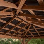 14×10 Cordova Gazebo Dark Brown - Image 3