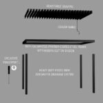 14×10 Sarasota Steel Louvered Pergola - Image 4