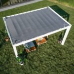 14×10 Windham Modern Steel Pergola - Image 5