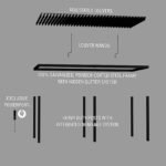 20×10 Sarasota Steel Louvered Pergola - Image 5