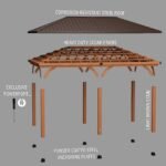 20×12 Barrington Gazebo/Carport - Image 5
