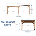 20×12 Kingsport Carport - Image 2