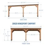 20×20 Kingsport Carport - Image 3