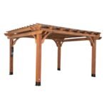 Beaumont 20x12 All Cedar Wooden Pergola