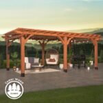 Beaumont 20x12 All Cedar Wooden Pergola - Image 3