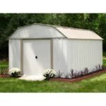 Arrow 10x14 Lexington Galvanized Steel Storage Shed - Image 3