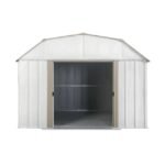 Arrow 10x14 Lexington Galvanized Steel Storage Shed - Image 5