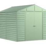 Arrow 10×12 Select Metal Shed Kit – Sage Green