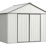 Arrow 10×8 Ezee Storage Shed Kit – Cream & Charcoal