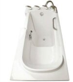 Avora Bath Walk in Left Hand Soaker Tub 51X28X41 - Image 6