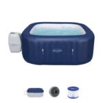 Bestway Saluspa Hawaii Airjet Inflatable Hot Tub With Energysense Cover, Blue - Image 2