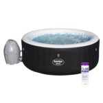 Bestway Saluspa Miami 4-Person Inflatable Hot Tub Spa W/ Spa Chemical Treatment