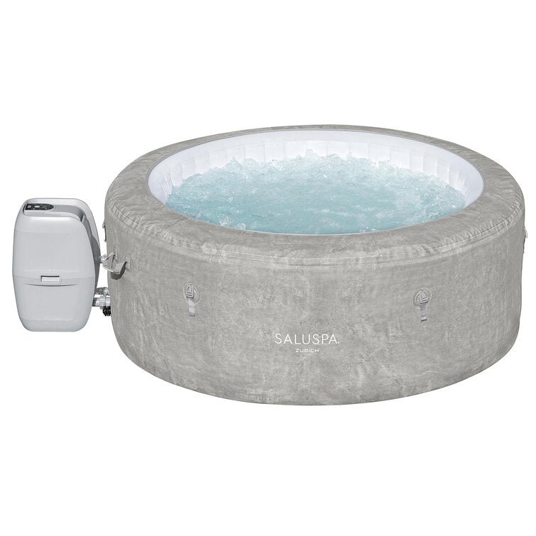 Bestway Zurich SaluSpa 2-4 Person Inflatable Round Hot Tub with 120 AirJets - Image 1