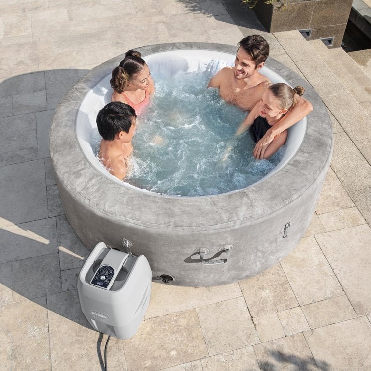 Bestway Zurich SaluSpa 2-4 Person Inflatable Round Hot Tub with 120 AirJets - Image 6