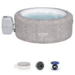 Bestway Zurich SaluSpa 2-4 Person Inflatable Round Hot Tub with 120 AirJets - Image 9