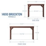 14×10 Brockton Pergola - Image 5