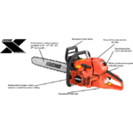 Echo CS-620PW Professional Chain Saw (Wrap Handle Version) - Image 2