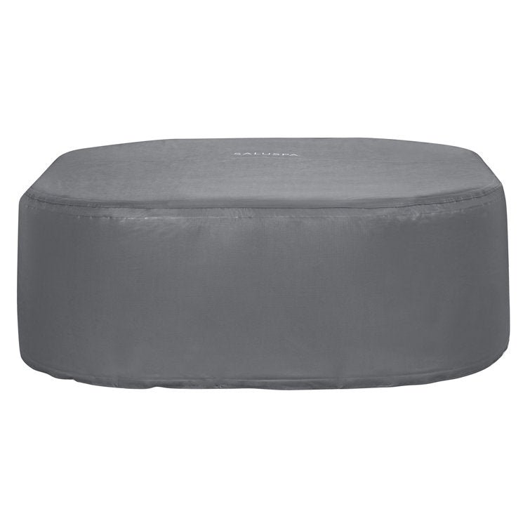 Coleman 6 – Person 114 – Jets Plastic Square Inflatable Hot Tub in Gray - Image 1