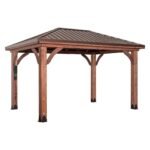 14×10 Cordova Gazebo-Dark Brown - Image 2