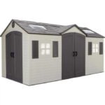 Dual Entry 15 ft. W x 8 ft. D Plastic Storage Shed - Image 15