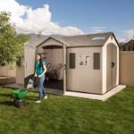 Dual Entry 15 ft. W x 8 ft. D Plastic Storage Shed - Image 16