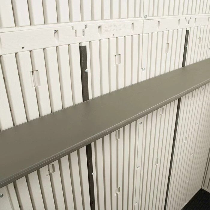 Dual Entry 15 ft. W x 8 ft. D Plastic Storage Shed - Image 10