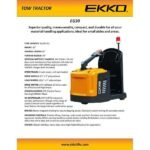 Electric Tow Tractor | 10,000 lbs Capacity | Height 53”  | EKKO EG30 - Image 2