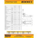 Electric Pallet Jack  | Lithium Iron |3300 lbs Capacity | EKKO EP15SLI - Image 3