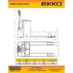 Pallet Jack | Electric Rider | 4400 lbs Capacity | EKKO EP20E - Image 4