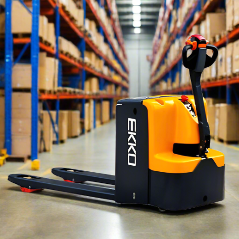 EKKO-EP25E-walkie-pallet-jack-5500-lbs-capacity_2024-06-12T15_57_11.423Z-1.png Pallet Jack | Electric Rider | 5500 lbs Capacity | EKKO EP25E - Image 1