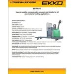 Pallet Jack | Electric Rider | 6600 lbs Capacity | EKKO EP30A-Li - Image 3