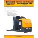 Electric Pallet Jack |  Center-Controlled Rider | 5000 lbs Capacity | EKKO EPC30A - Image 4