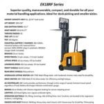 Stand-up Rider Forklift | 4000 lbs Capacity | Raised Height 216” | EKKO EK18RF - Image 2