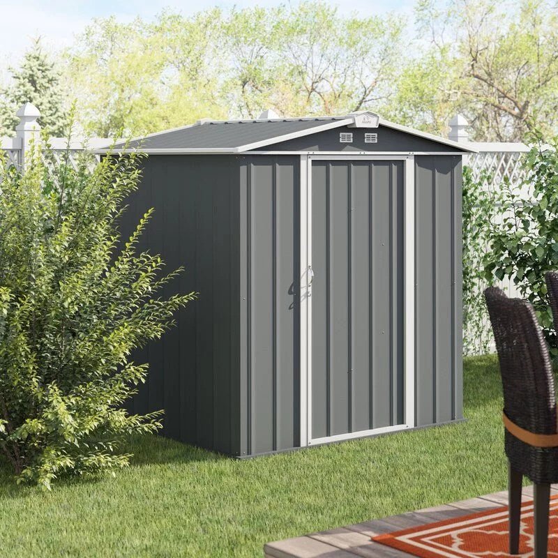 EZEE Shed 6 ft. W x 5 ft. D Metal Storage Shed - Image 1