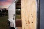 Big White Enclosed Trailer - Image 10