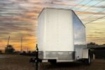Small White Enclosed Trailer - Image 13