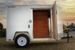 Small White Enclosed Trailer - Image 14