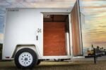 Small White Enclosed Trailer - Image 15