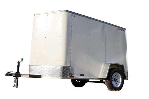 Edit-18_small_c2afbc11-5b9d-4045-b91d-81c99b875104-600x400-1-1.jpg Small White Enclosed Trailer - Image 1